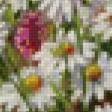 Предпросмотр схемы вышивки «синички в ягодах и цветах» (№602586)