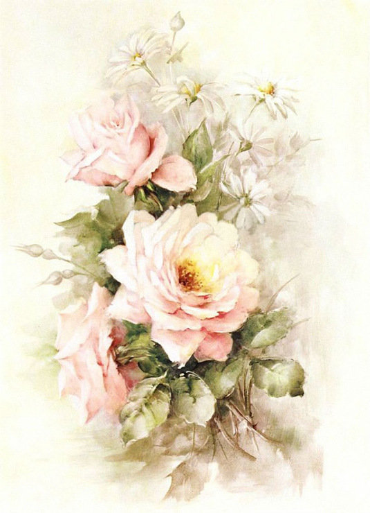 розовые розы - розы, цветы - оригинал