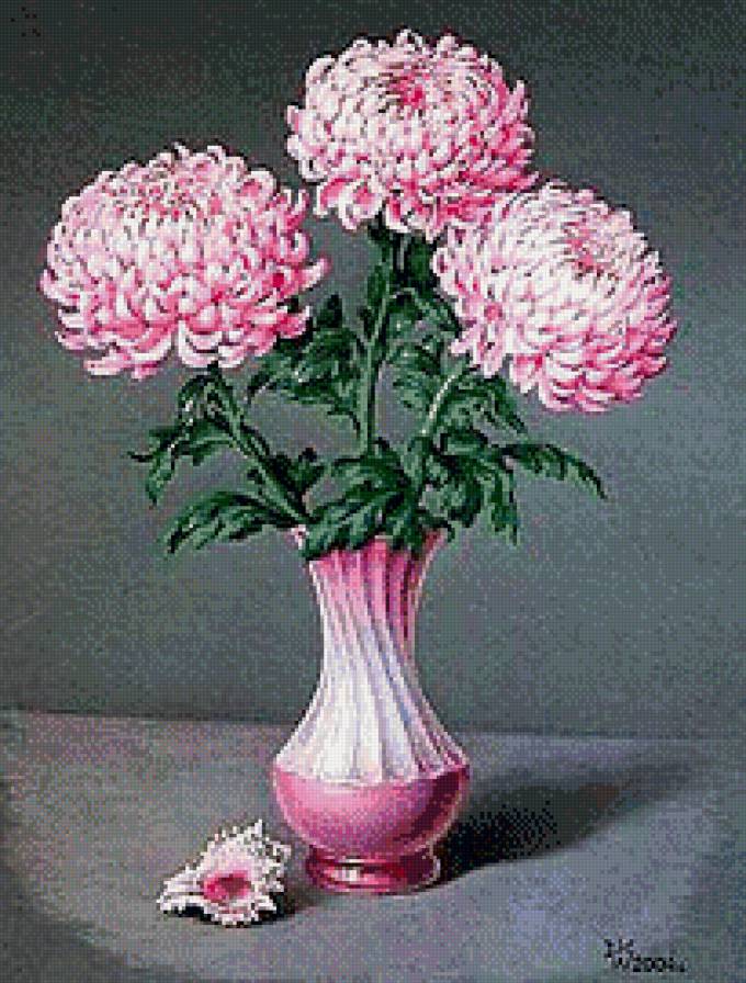 Хризантемы - цветы - предпросмотр