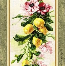 Оригинал схемы вышивки «лимоны» (№603244)