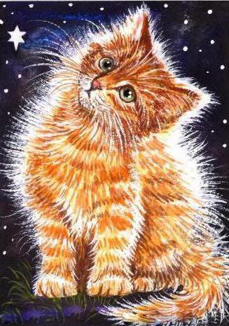 котёночек - картина кошки - оригинал