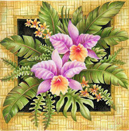 Подушка с цветами - узор, цветы, подушка - оригинал