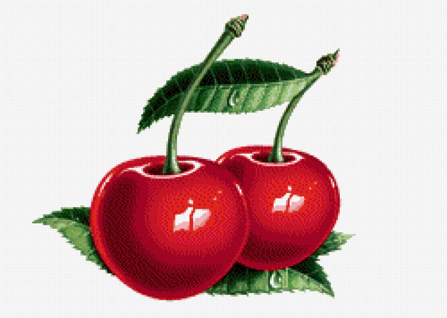 Вишенки - ягоды, натюрморт, фрукты - предпросмотр