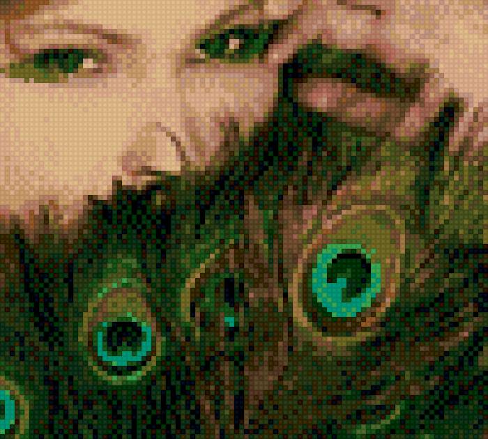 глаза и перья павлина - предпросмотр