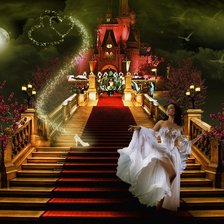 Схема вышивки «побег с бала»