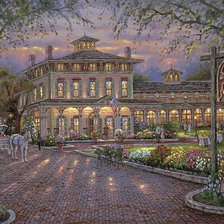 Схема вышивки «бал в разгаре»