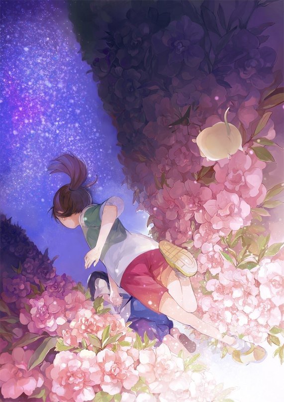 Унесенные призраками - аниме - оригинал