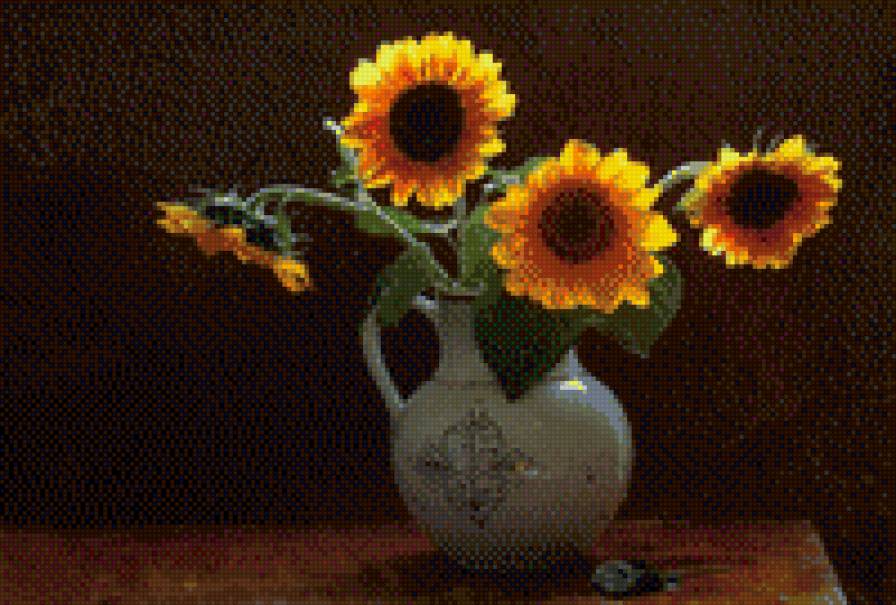 подсолнухи - подсолнухи - предпросмотр