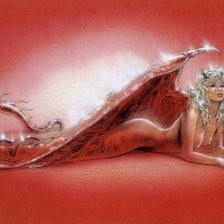 Схема вышивки «дъяволица»