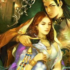 Схема вышивки «волшебная пара»