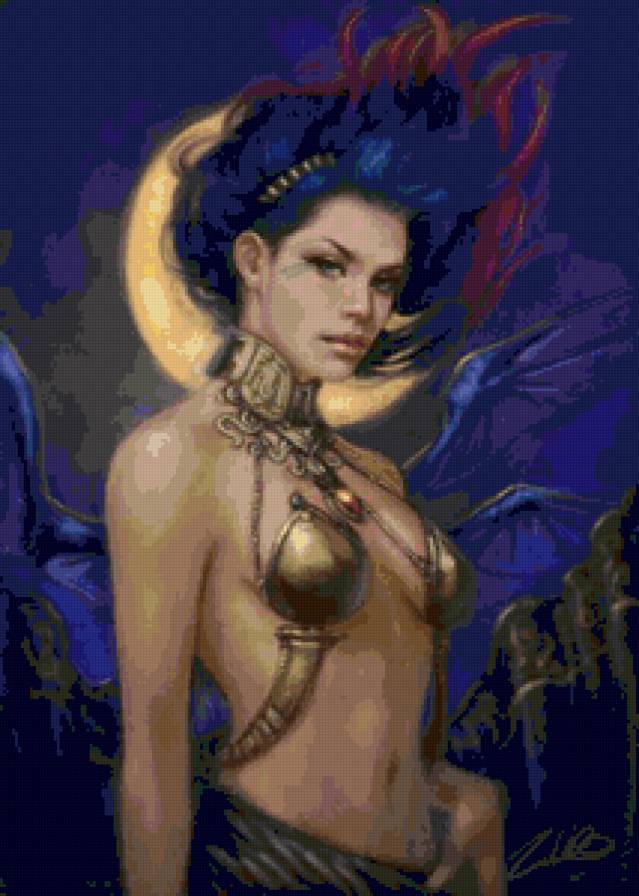 девушка фэнтези - девушка, фэнтези - предпросмотр