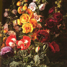 Цветы на чорном