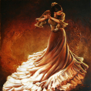 фламенко - танцовщица, танец - оригинал