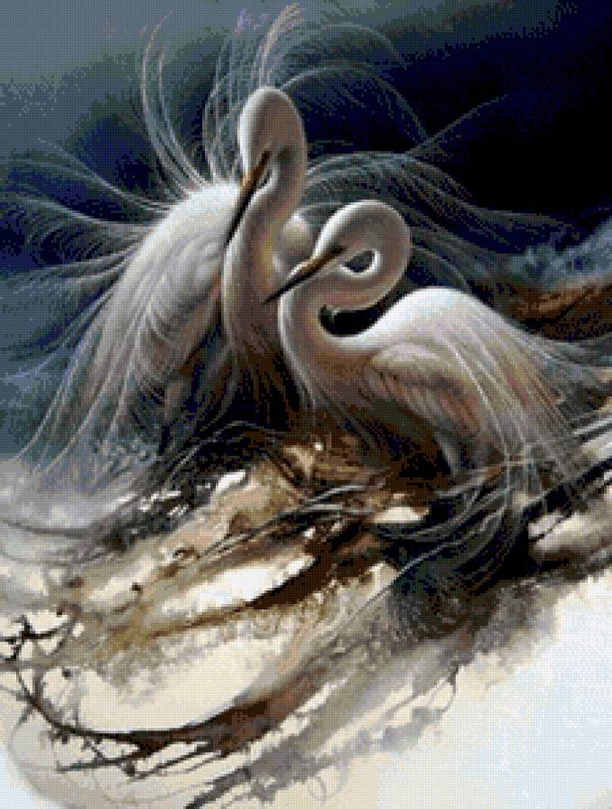 Журавли - птицы, журавли - предпросмотр