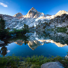 Схема вышивки «горы»