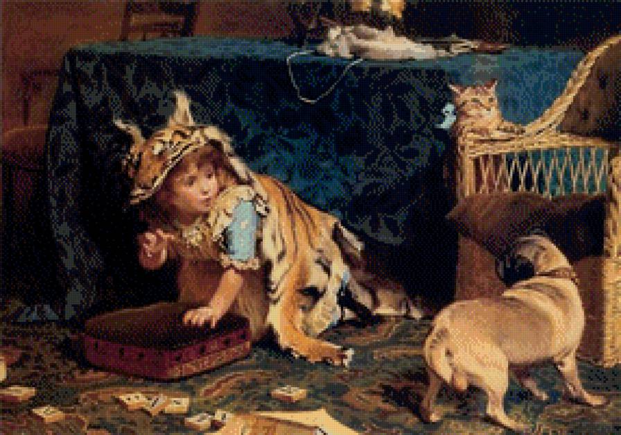 игра - кот, собака, ребенок - предпросмотр