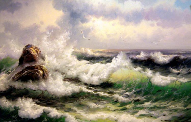 море штормит - шторм, море - оригинал