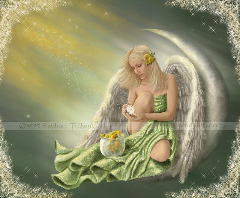 серия "ангелы" - ангел.цветы. - оригинал