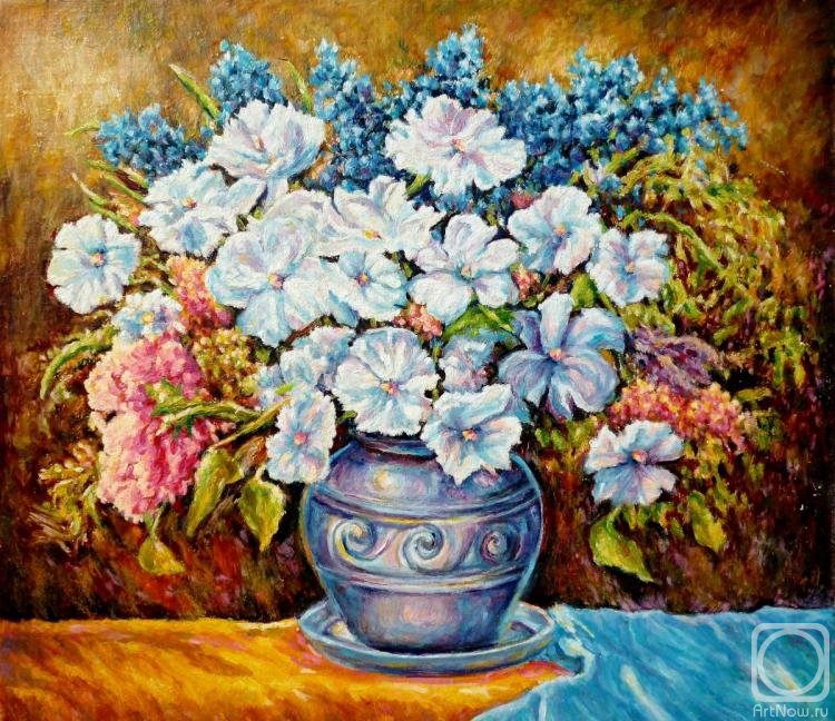 Букет в вазе. - оригинал
