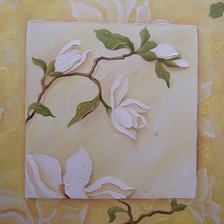 Оригинал схемы вышивки «Магнолия.» (№605870)