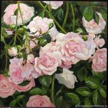 Схема вышивки «Розы...»