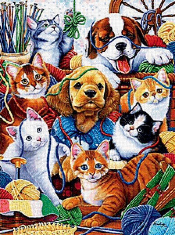 Зверьё моё - кошки, собаки, животные - предпросмотр