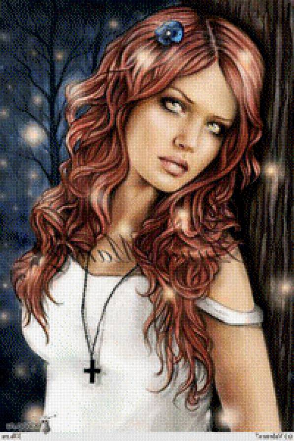 Рисунок - рыжая - предпросмотр