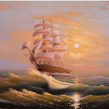 Схема вышивки «Каравелла.»