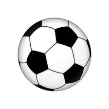 Оригинал схемы вышивки «Футбольный мяч 2» (№606164)