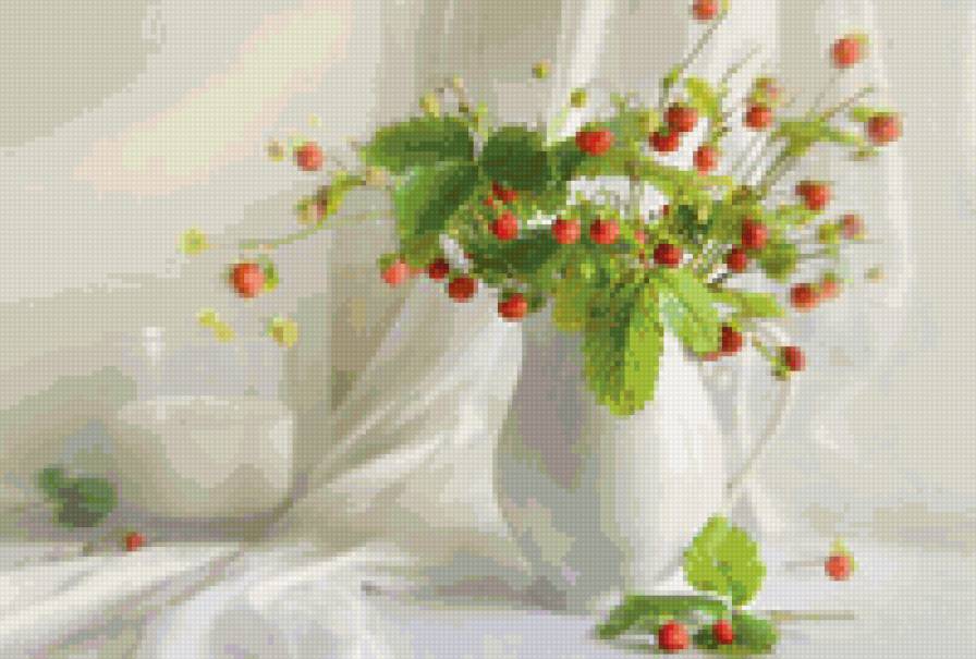 земляника - натюрморт, кухня, ягоды - предпросмотр
