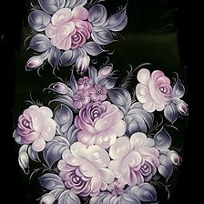 Оригинал схемы вышивки «цветы» (№606858)