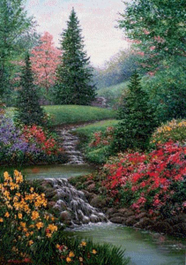 Ручек в парке - пейзаж, парк - предпросмотр