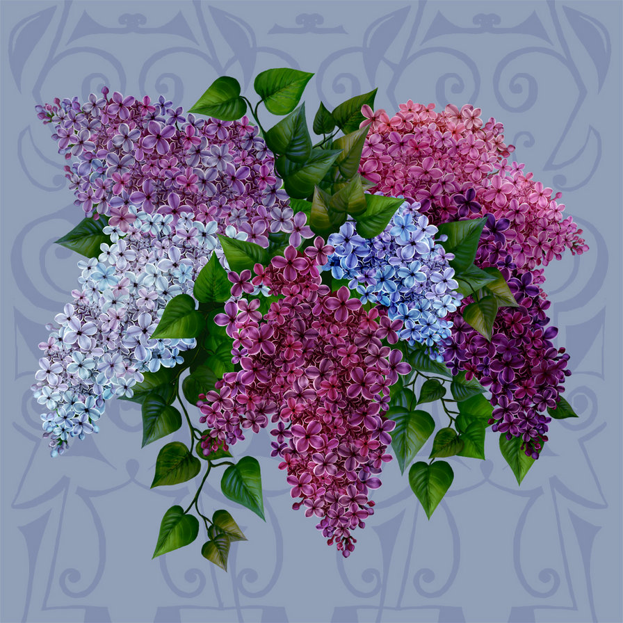 букет сирени - оригинал