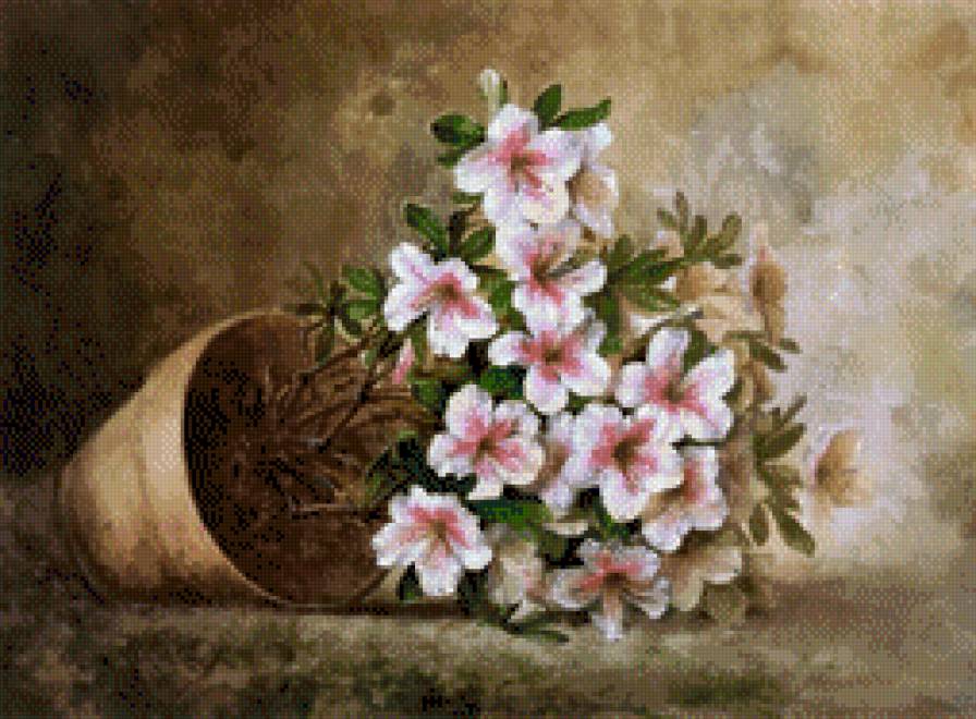 Цветы в горшке - предпросмотр