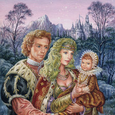 Оригинал схемы вышивки «Царская семья» (№608032)