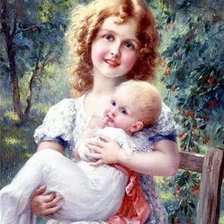 Схема вышивки «Сестрички»