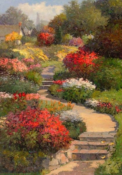 летний парк 2 - пейзаж - оригинал