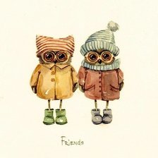 Схема вышивки «Совенок1»