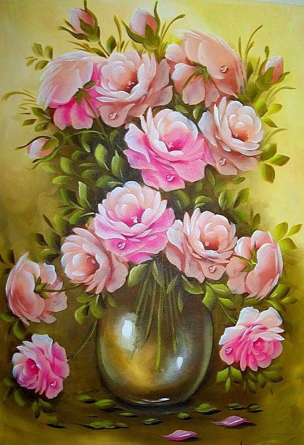 Нежность роз - розы, цветы, букет - оригинал