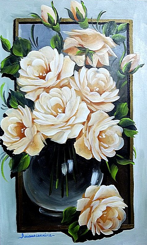 Нежность роз - букет, розы, цветы - оригинал