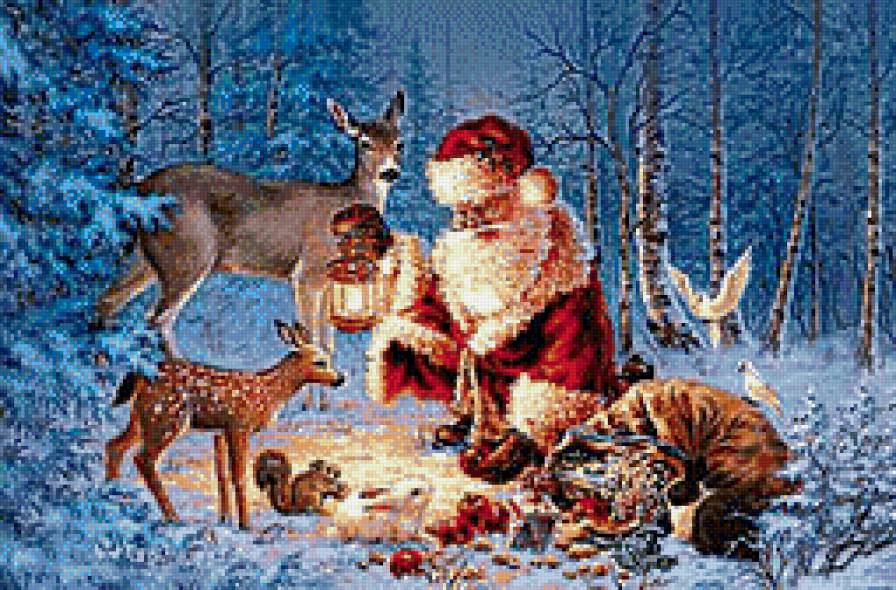 Новый год - зима, новый год, санта клаус - предпросмотр