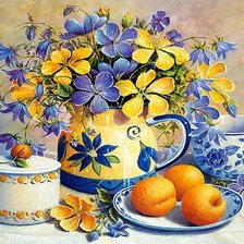 Схема вышивки «натюрморт»