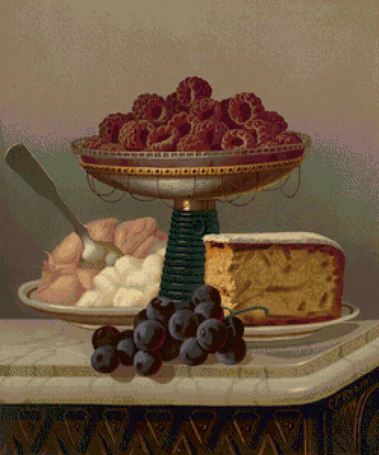 десерт - натюрморт, десерт - предпросмотр