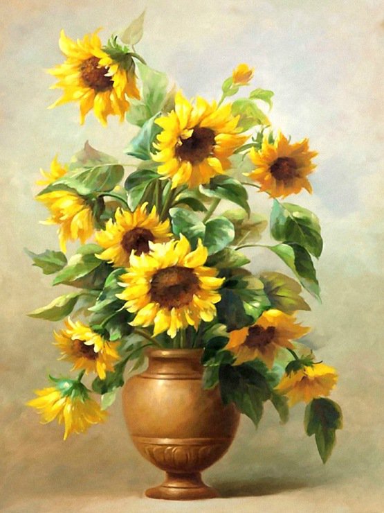 Желтый букет - букет, цветы - оригинал