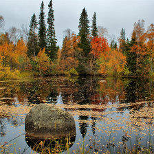 Схема вышивки «Унылая пора»