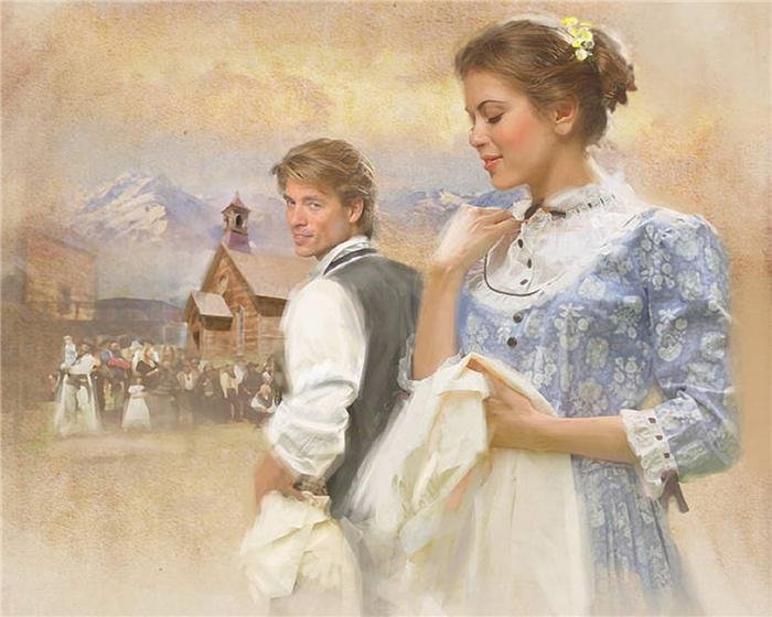 двое - мужчина, пара, девушка - оригинал