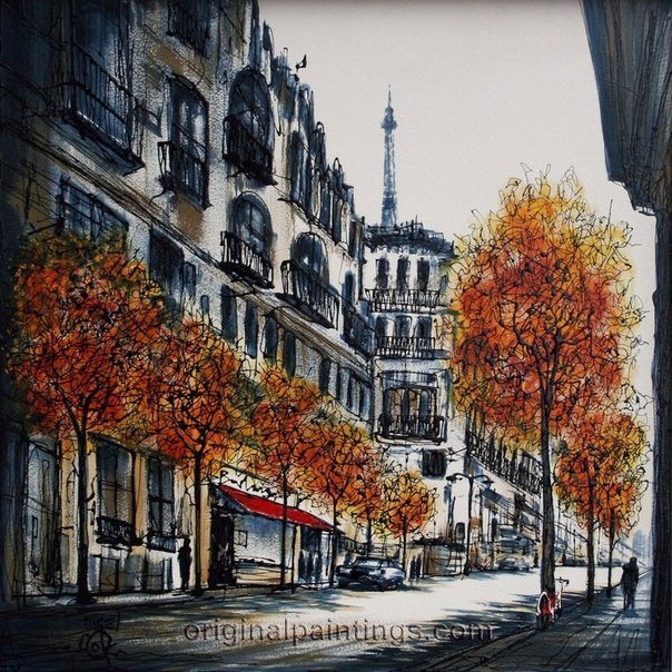 Городской пейзаж - оригинал