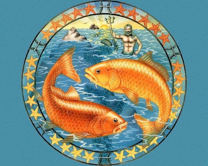 зодиак-рыбы - астрология, созвездие, иное, гороскоп - оригинал