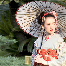 Схема вышивки «Гейша»