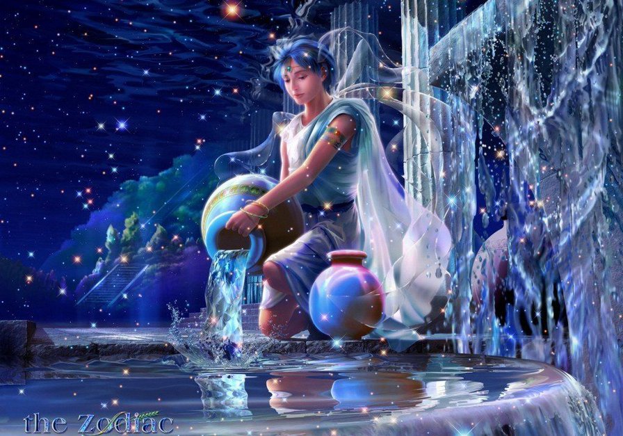 водолей - знаки зодиака - оригинал